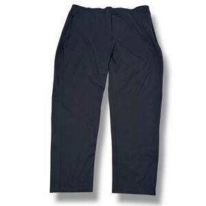 Public Rec Activewear Pants Men’s‎ 42 X 32 Black Stretch Pull Up Straight Leg